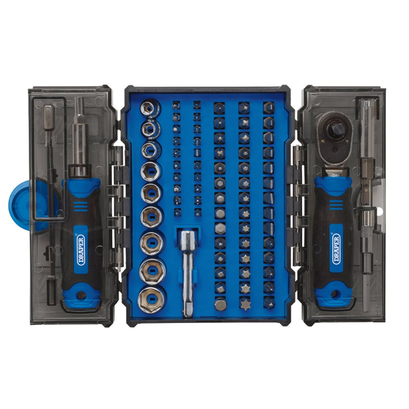 Draper Ratchet and Screwdriver Bit Set (78 Piece) 28029 Draper - Dynamic Drive