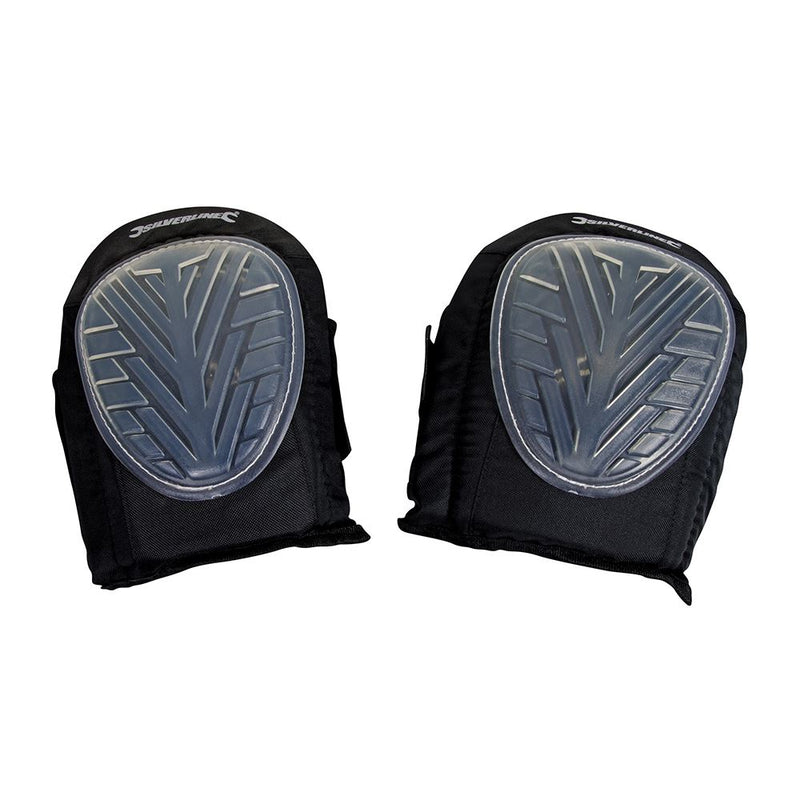 Silverline Hard Cap Gel Knee Pads Adjustable 633711 Silverline  - Dynamic Drive