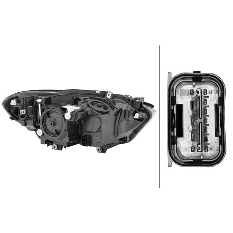 Hella Headlight Headlamp PY21W Left fits BMW 1 Sports Hatch 2011-2019