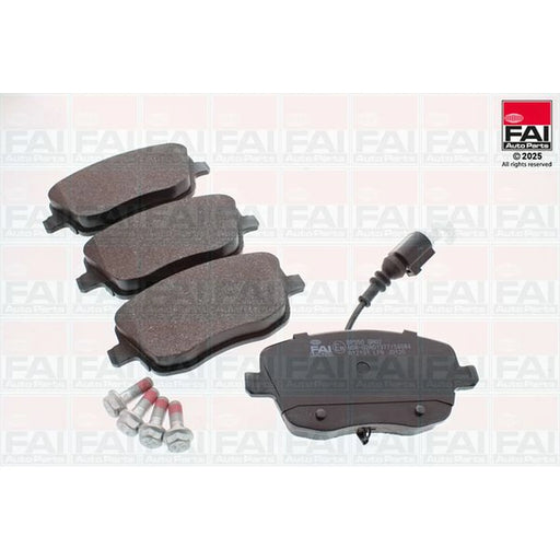 FAI Front Brake Pad Set fits Seat Ibiza 2002-2009 1.4 1.8 1.9