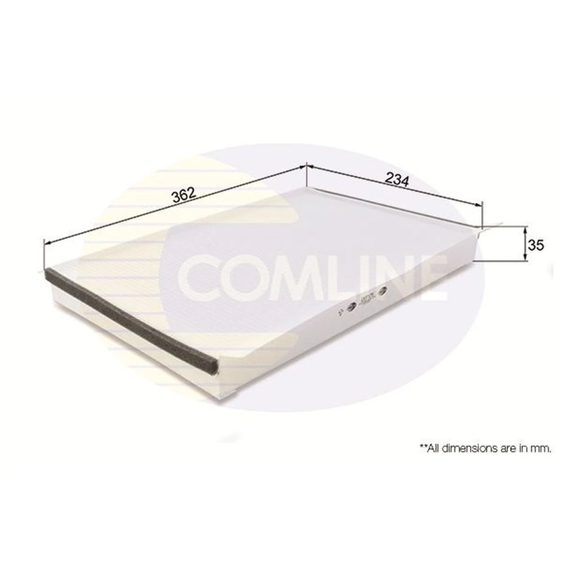 Comline Cabin Air Filter (Pollen Filter) fits Mercedes-Benz Sprinter 3,5-T