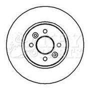 Key Parts Front & Rear Brake Discs & Pads fits Renault Megane II Sport Tourer