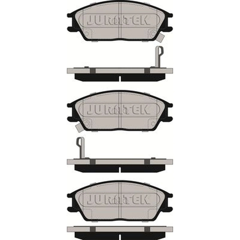 Juratek Front Brake Discs & Pads fits Hyundai Getz 2002-2010 1.1 1.3 1.4 1.5 1.6