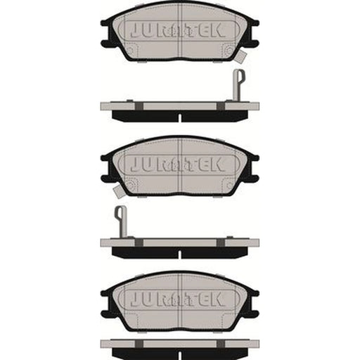 Juratek Front Brake Discs & Pads fits Hyundai Getz 2002-2010 1.1 1.3 1.4 1.5 1.6