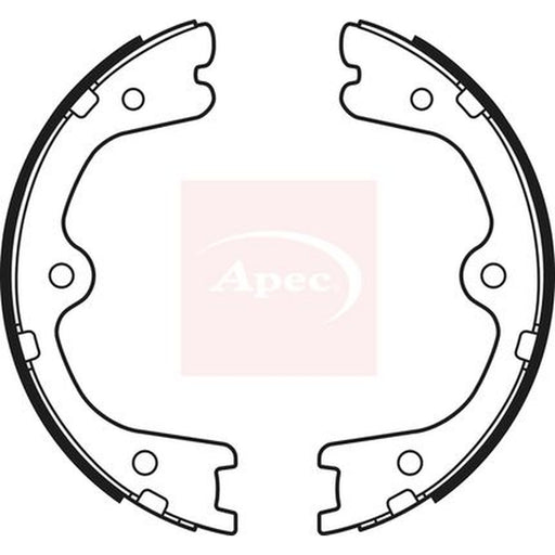 Apec Parking Brake Shoe Set fits Infiniti Fx 2008 on