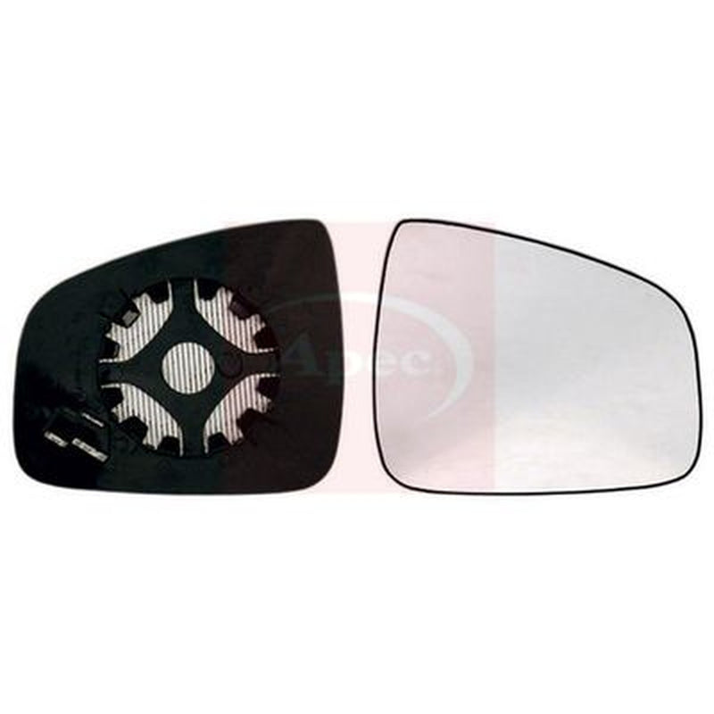 Apec Exterior Wing Mirror Glass Right fits Dacia Duster 2010-2018 1.2 1.5 1.6