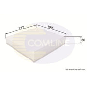 Comline Cabin Air Filter (Pollen Filter) EKF173