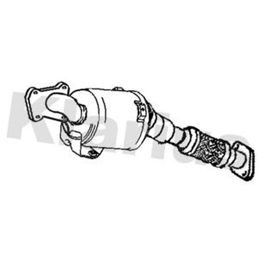 Klarius Catalyst Type Approved With Pipe fits Ford Fiesta VI 2013-2017 1.6
