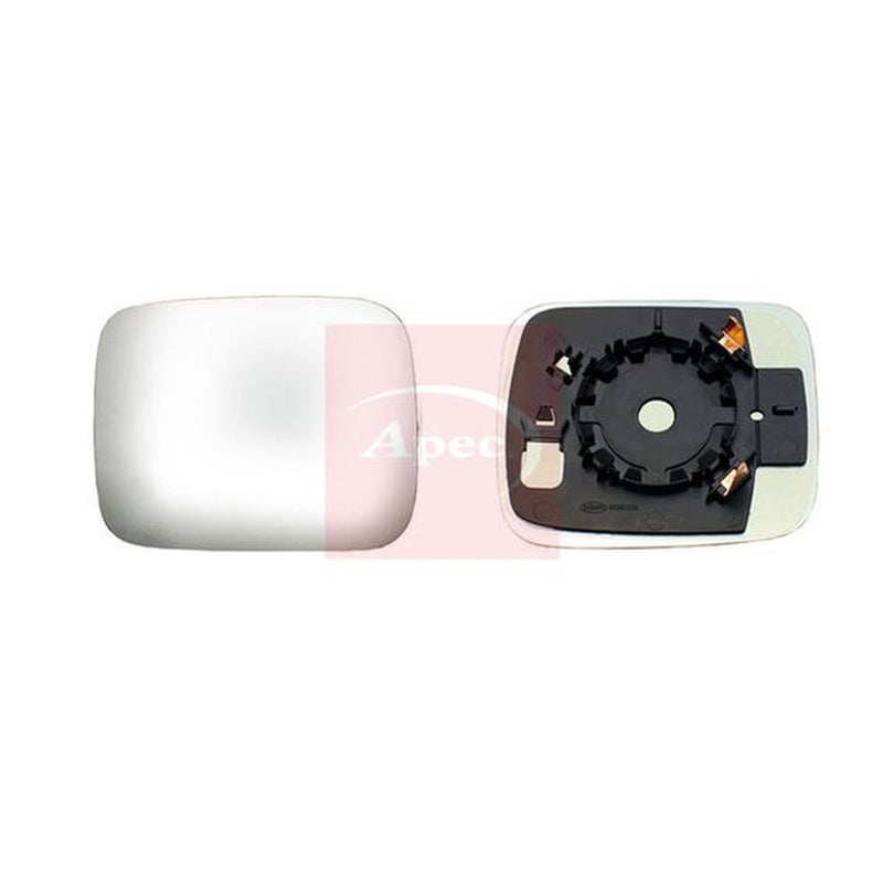 Apec Exterior Wing Mirror Glass Left fits Jeep Renegade SUV 2014-2018