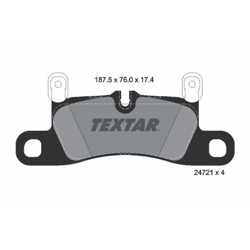 Textar Rear Brake Pad Set 2472102