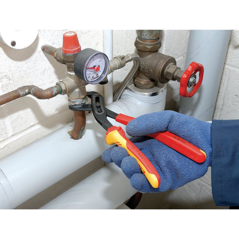 Draper Knipex Alligator 88 08 250UKSBE VDE Fully Insulated Waterpump Pliers, 250 Draper - Dynamic Drive