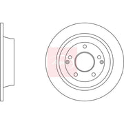 Apec Rear Brake Solid Discs & Pads fits Toyota Corolla 2019 on 1.6