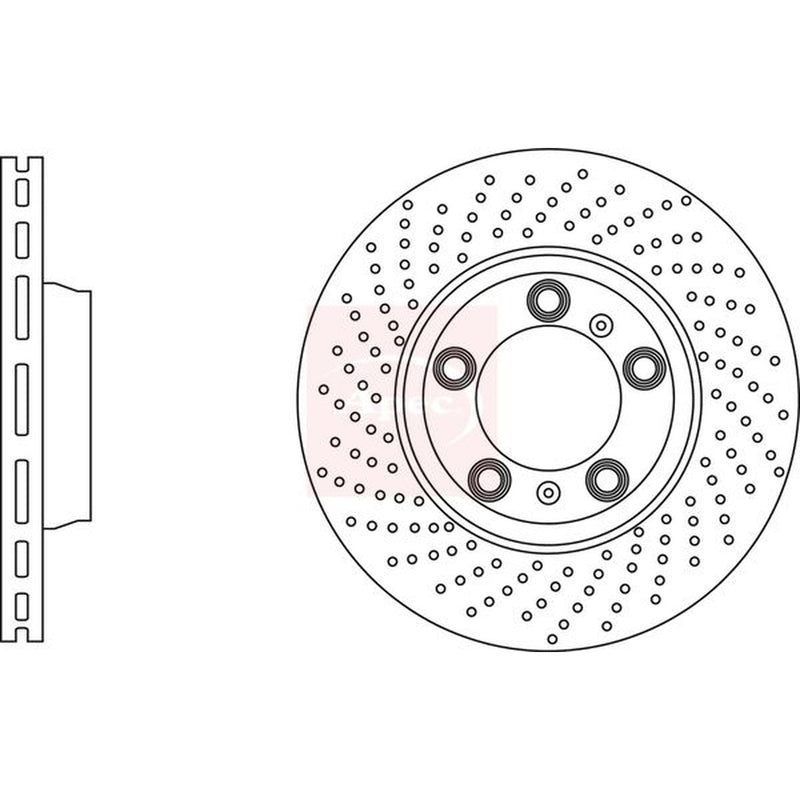 Apec Front / & Rear / Brake Discs & Pads fits Porsche 911 2009-2012 3.8