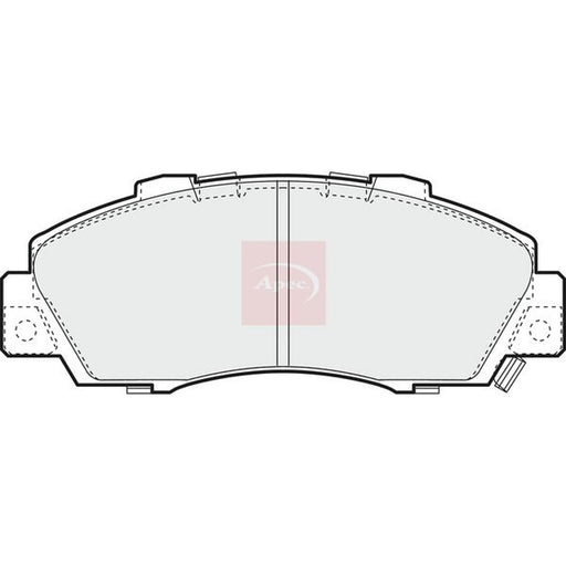 Apec Front Brake Pad Set fits Acura Nsx 1990-2005 3.0 3.2