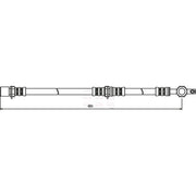 Apec Brake Hydraulic Hose Line Front fits Toyota Carina IV 1983-1988 1.6 2.0