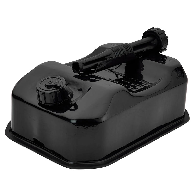 Draper Flat Steel Fuel Can 5L Black