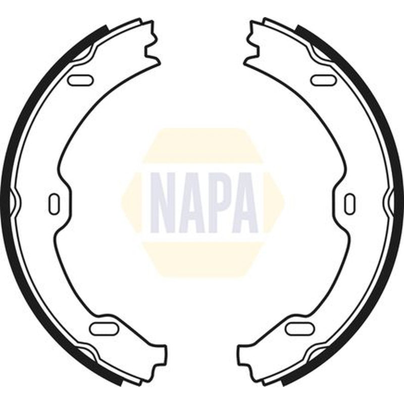 NAPA Parking Brake Shoe Set fits Maybach 57 2002-2012