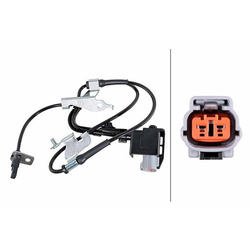 Hella ABS Wheel Speed Sensor Front fits Mazda 6 2007-2013 1.8 2.0 2.2 2.5