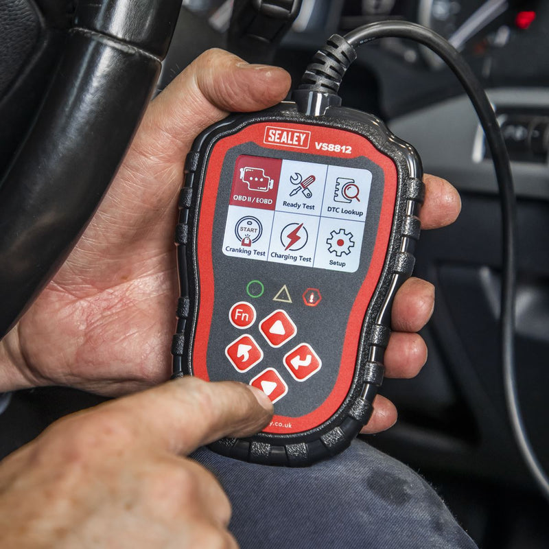 Sealey EOBD Code Reader Live Data VS8812 Sealey - Dynamic Drive