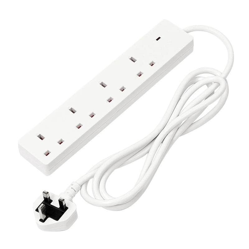 Draper 4 Way Extension Lead, 2m Cable