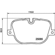 Mintex Rear Brake Discs & Pads fits Land Rover Range Rover 2009-2012 4.4 5.0