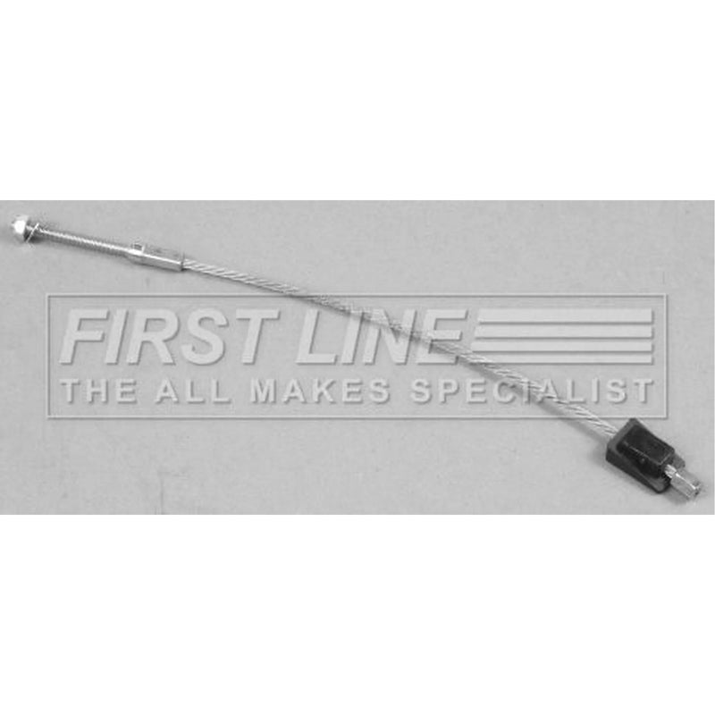 First Line Handbrake Cable Front fits Ford Fiesta V 2001-2010 1.25 1.3 1.4 1.6
