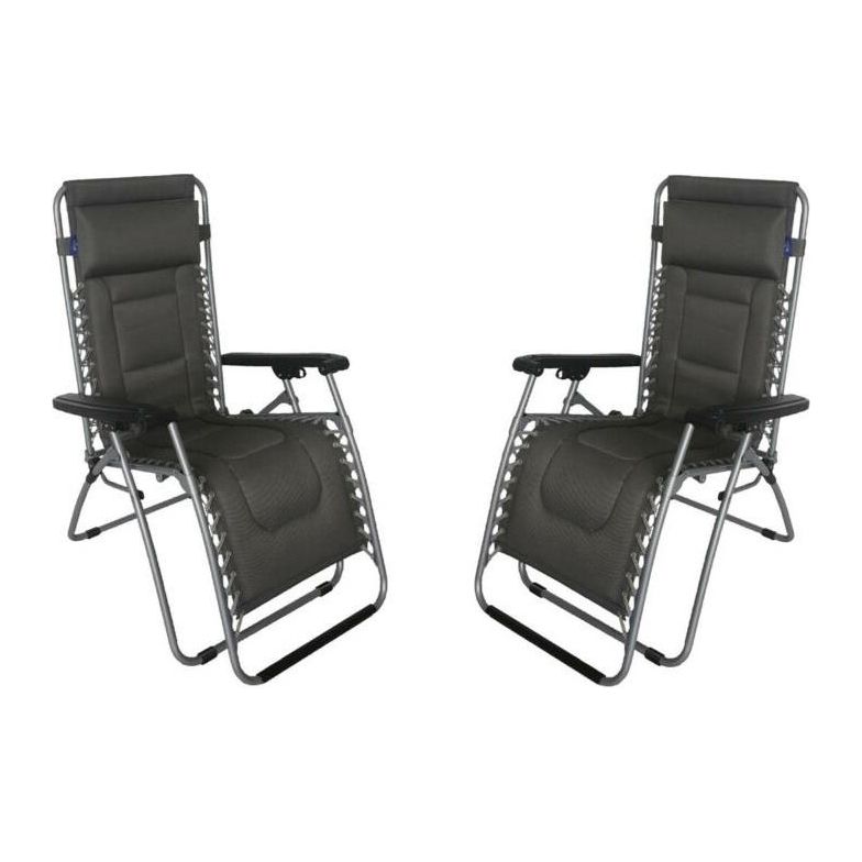 2x Royal Ambassador Relaxer Chair with Head Rest Royal  - Dynamic Drive