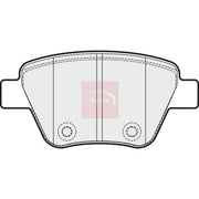 Apec Rear Brake Pad Set PAD1751
