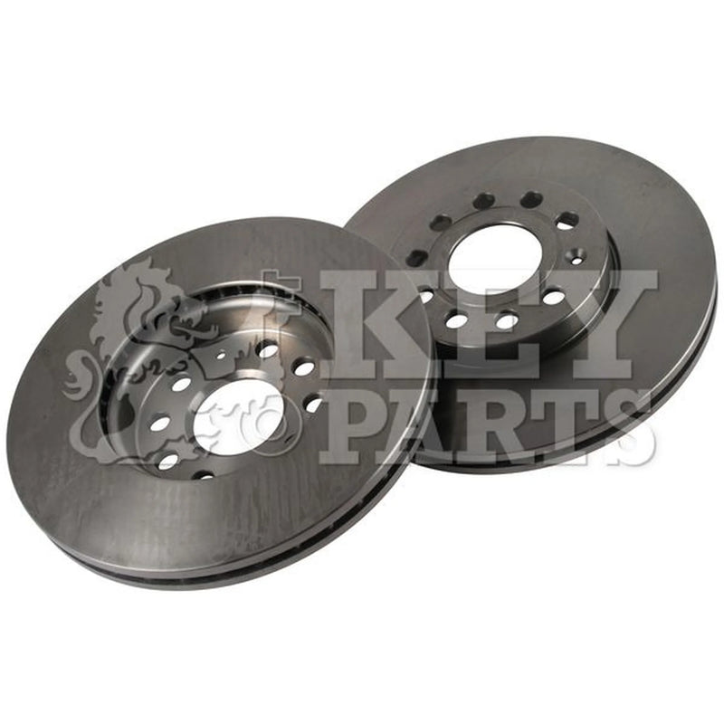 Key Parts Front Brake Discs & Pads fits Skoda Superb I 2001-2008 1.8 1.9 2.0 2.8