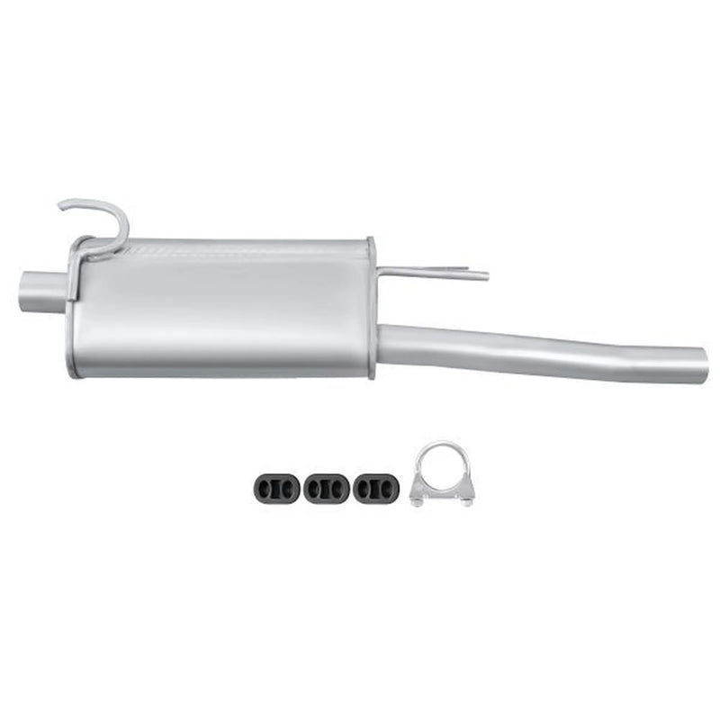 Hella End Silencer Rear fits Opel Combo Box Body/Mpv 2004 on 1.7