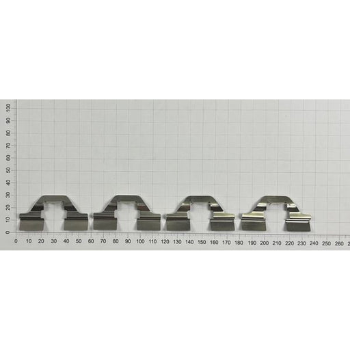 Abtex Brake Pad Accessory Fitting Kit Rear fits Citroën Mpv 2008-2021 1.6