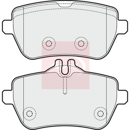 Apec Rear Brake Pad Set PAD1908