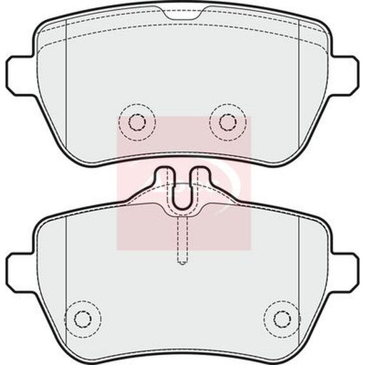 Apec Rear Brake Pad Set fits Mercedes-Benz S-Class 2013-2020