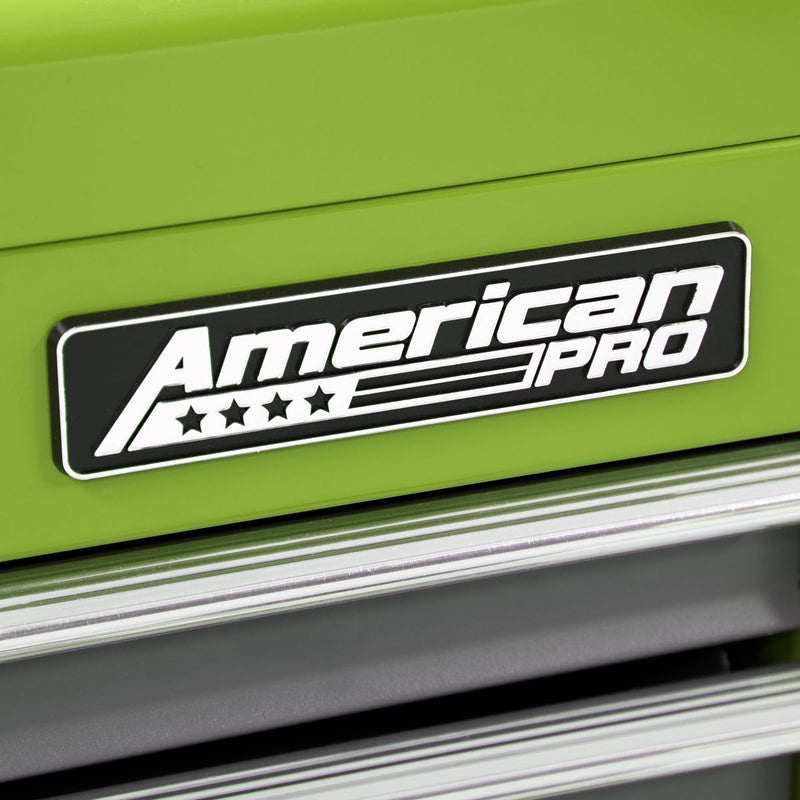Sealey Topchest & Rollcab Combo 6 Drawer- Hi-Vis Green/Grey AP2200BBHV Sealey  - Dynamic Drive