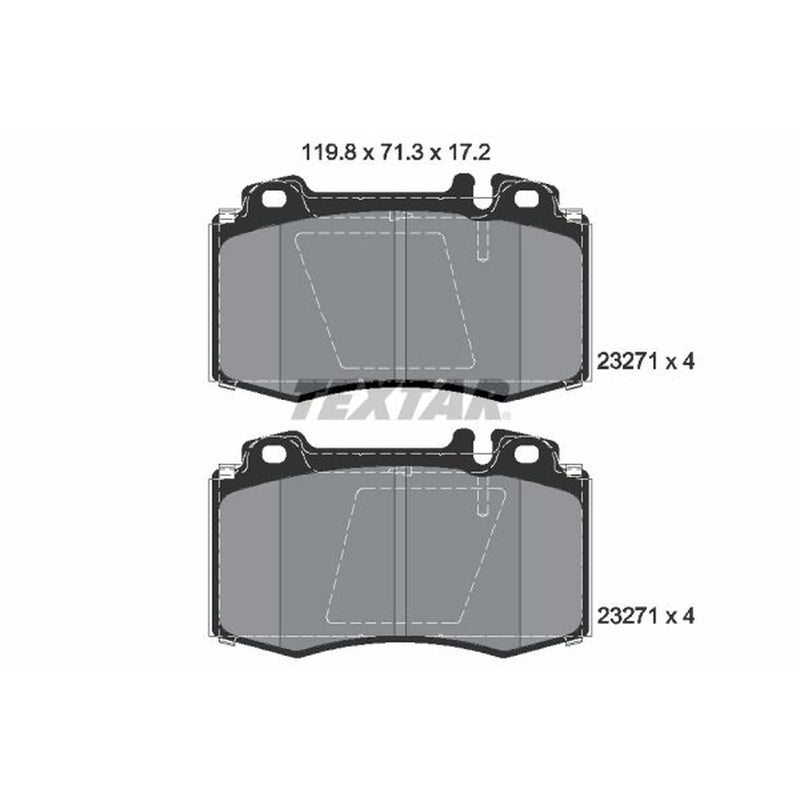 Textar Front Brake Pad Set 2327105