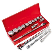 Sealey Socket Set 17pc 3/4"Sq Drive WallDrive Metric AK2597 Sealey  - Dynamic Drive