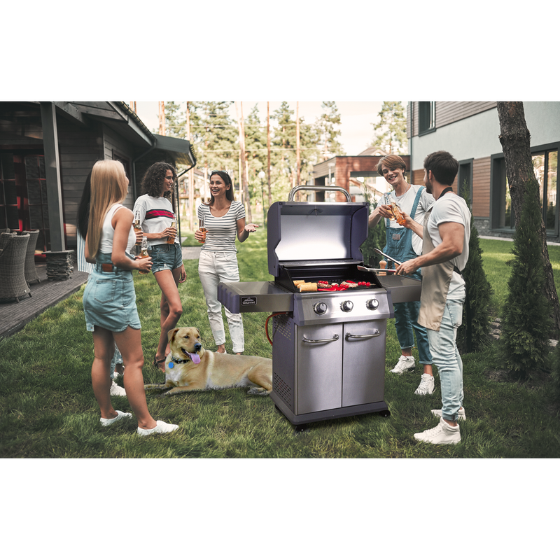 Dellonda 3 Burner Deluxe Gas BBQ Dellonda  - Dynamic Drive