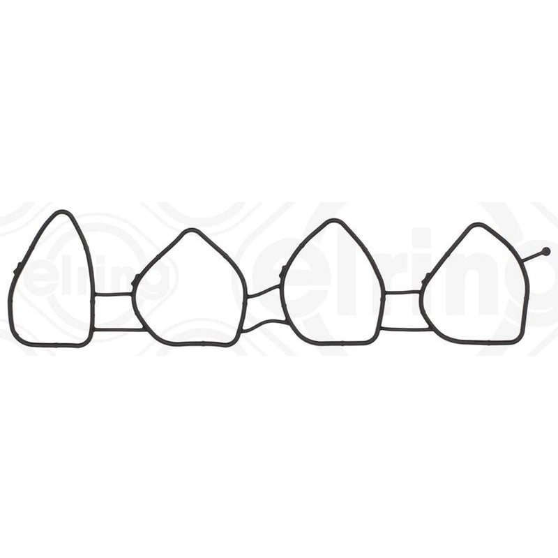 Elring Intake Manifold Gasket Thick FPM (fluoride rubber) fits Chevrolet Kalos