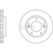 Fahren 2 x Vented Brake Discs fits Kia Sorento I 2002-2011 2.4 2.5 3.3 3.5