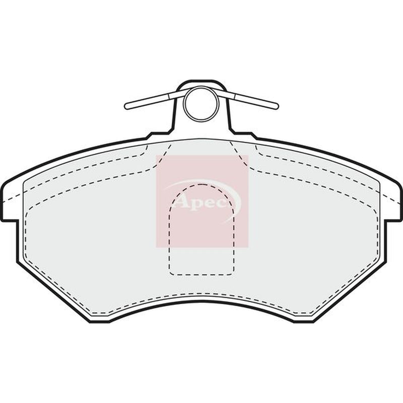 Apec Front Brake Pad Set fits Audi 200 C2 1979-1982 2.1