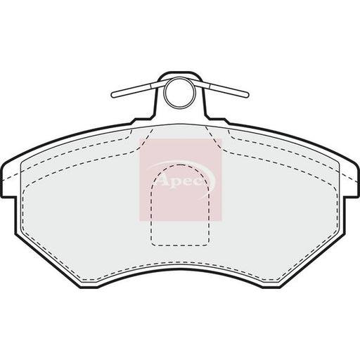 Apec Front Brake Pad Set PAD707