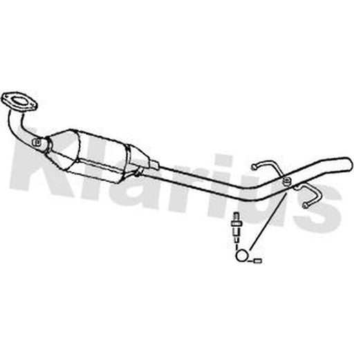 Klarius Catalyst T/A With Pipe (Kit 401568) Front fits Toyota Avensis Verso