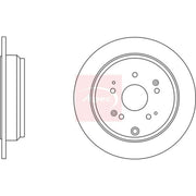 Apec Rear Brake Solid Discs & Pads fits Honda Cr-V III 2006-2012 2.0 2.2 2.4
