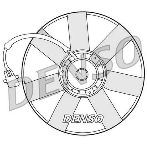 Denso Engine Cooling Fan fits Audi A3 1996-2003 1.6 1.8 1.9