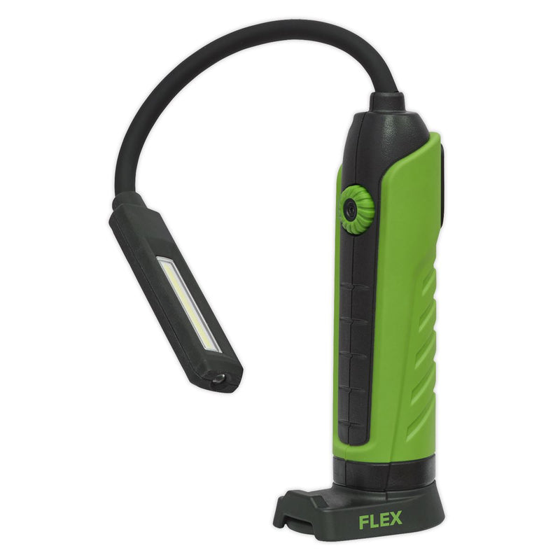Sealey Flexi Head COB LED Rechargeable Inspection Lamp Light Magnetic Base Sealey  - Dynamic Drive