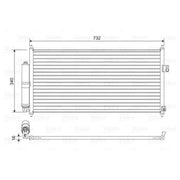 Valeo Air Conditioning Condenser 814032