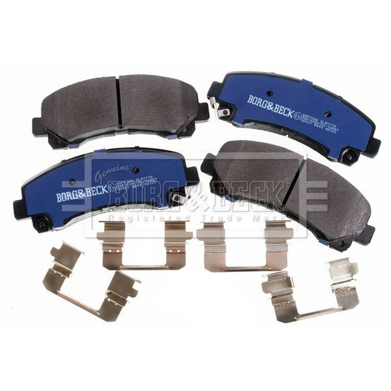 Borg & Beck Front Brake Discs & Pads fits Isuzu D-Max II 2012-2022 1.9 2.5