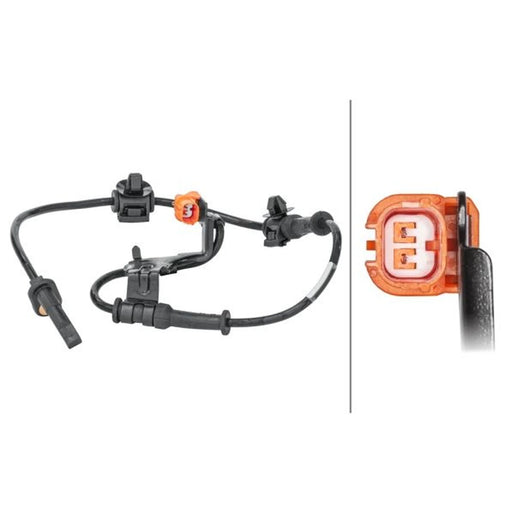 Hella ABS Wheel Speed Sensor Front fits Honda Cr-V 2001-2007 2.0 2.2