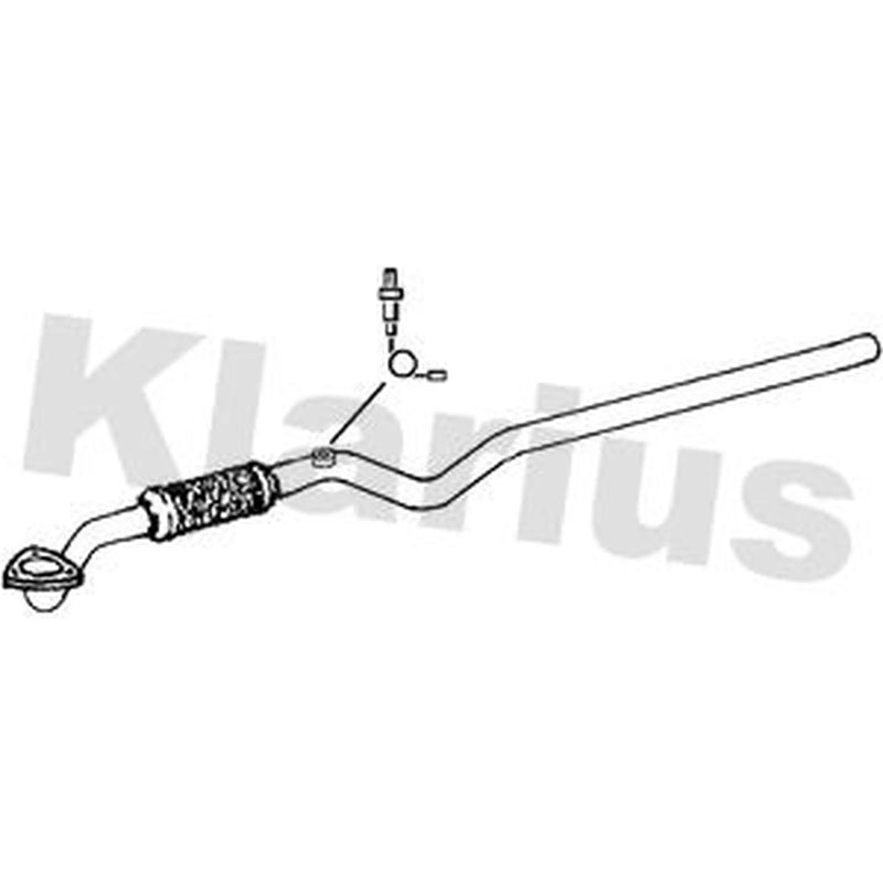 Klarius Exhaust Pipe OD fits Opel Astra G 2000-2005 1.8