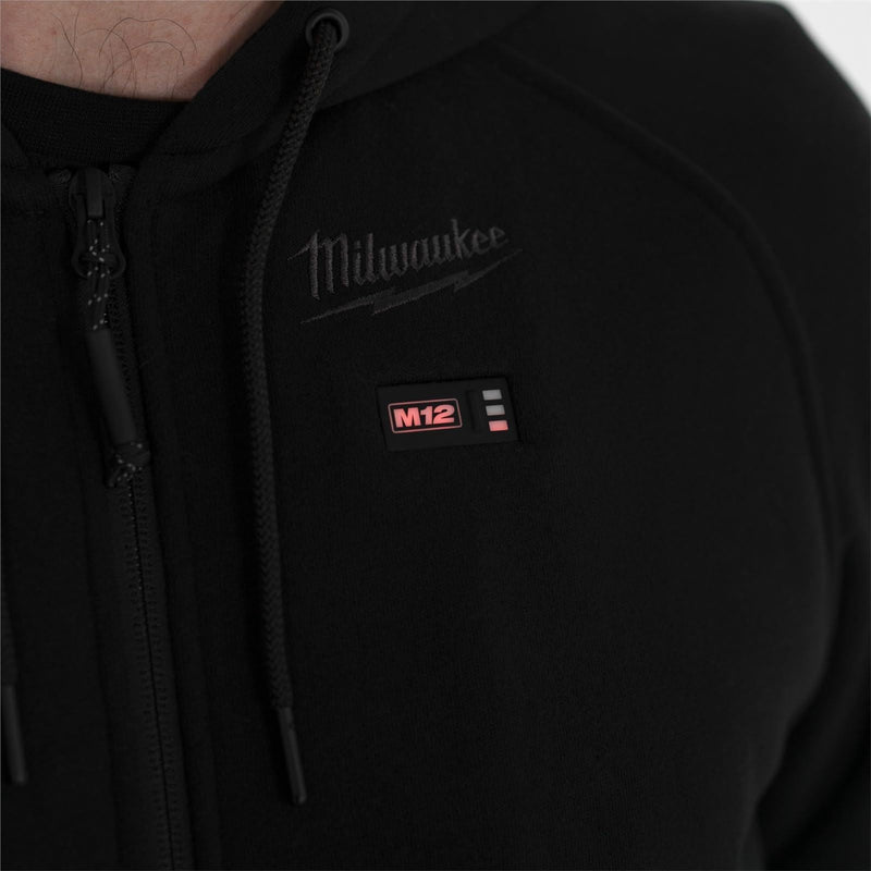 Milwaukee M12Hhbl4-0(L) Heated Hoodie Blk X 4932480063 Milwaukee - Dynamic Drive